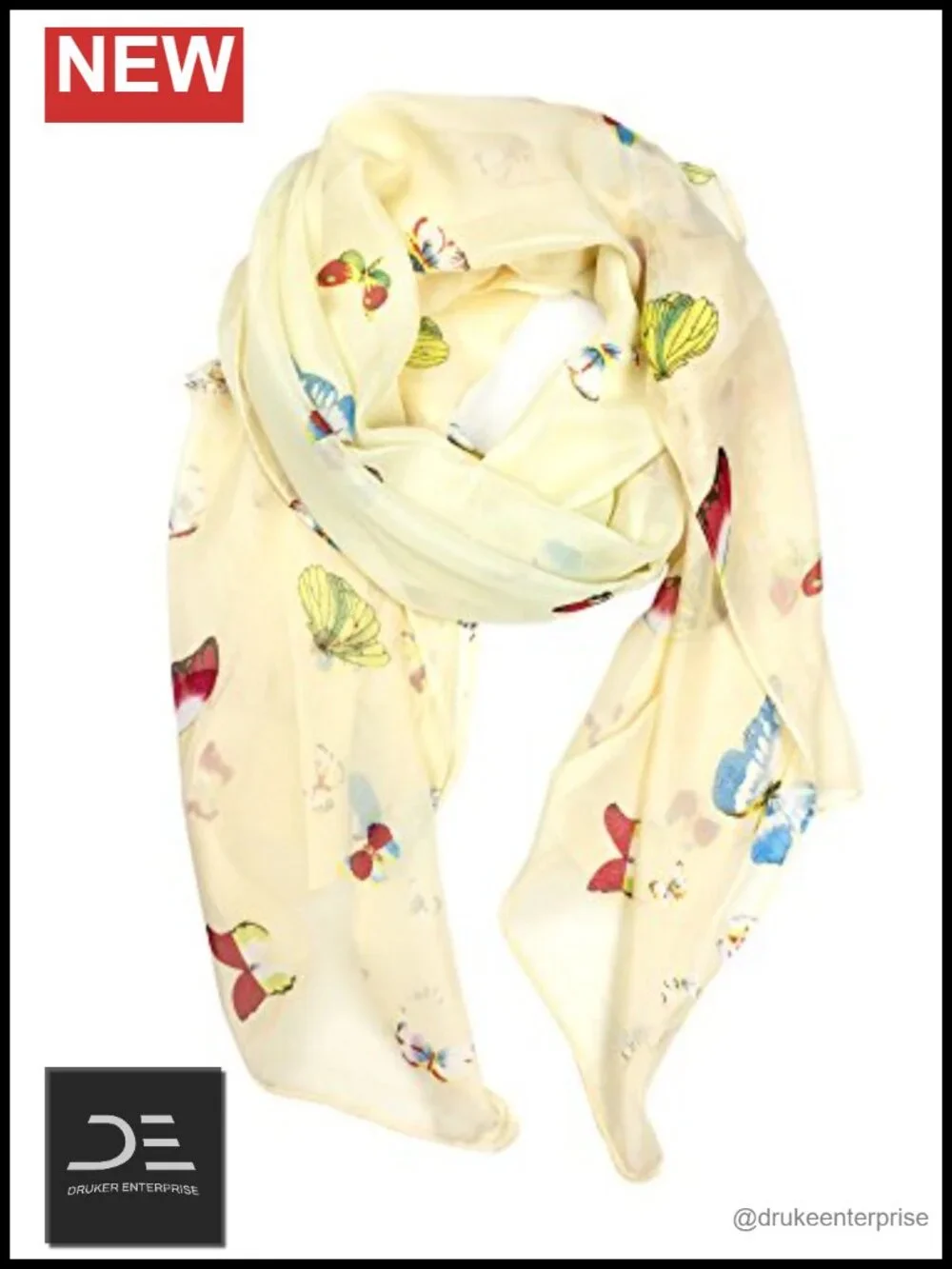 Lightweight Voile Floral Print Oversized Shawl Scarf